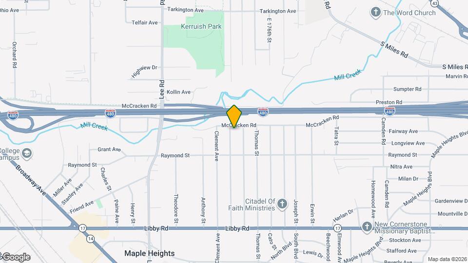 17304 McCracken Rd Mapa y Detalles de la Ubicación