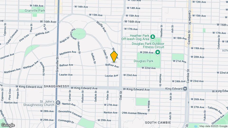1033 Balfour Av Map and Location Details