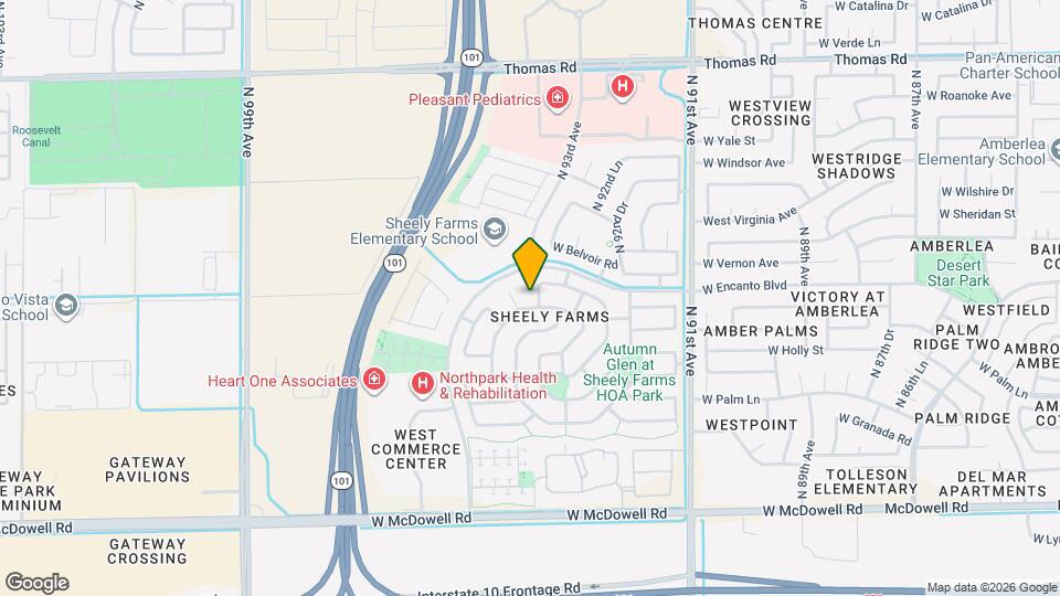 2208 N 93rd Ln Map and Location Details
