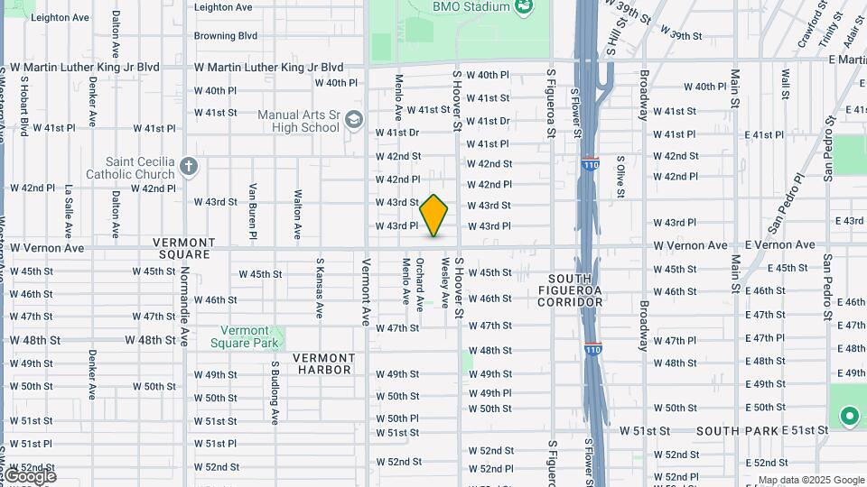863 W Vermon Ave Map and Location Details