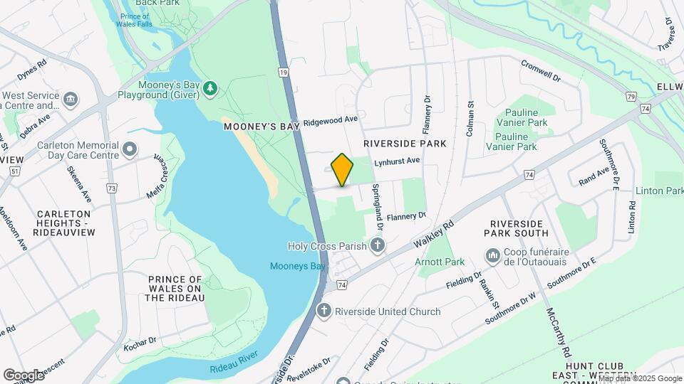 730 Mooney's Bay Pl Map and Location Details