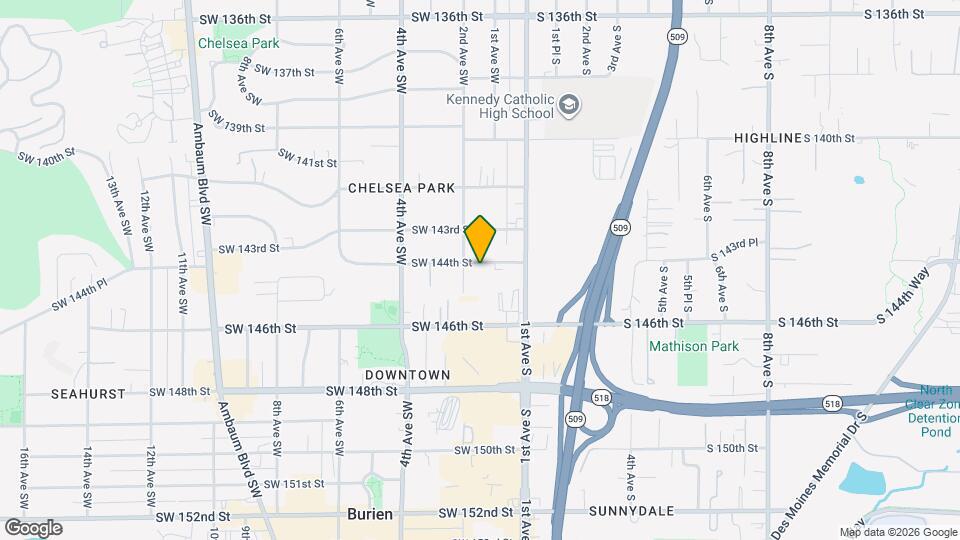 137 SW 144th St Map and Location Details