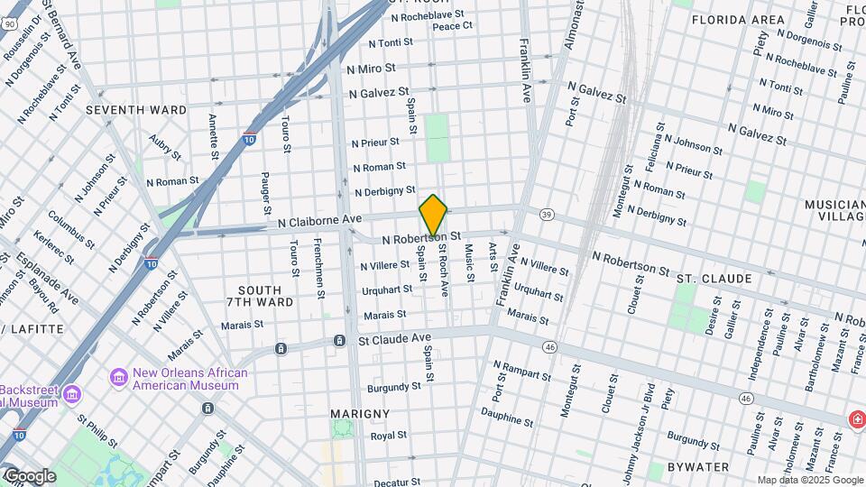 2360 N Robertson St Map and Location Details
