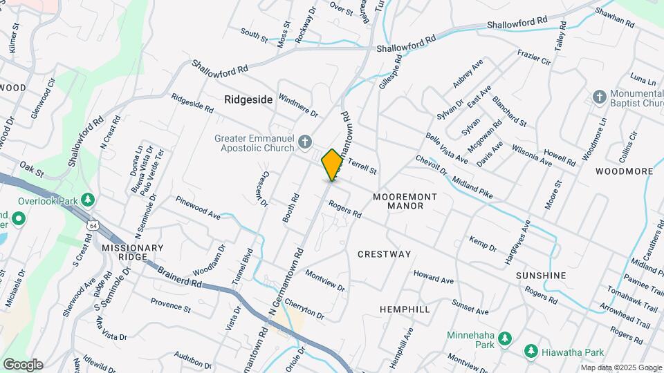 510 N Germantown Rd Map and Location Details