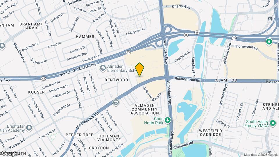 Oaks of Almaden Map and Location Details