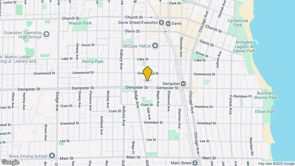 1311 Oak Ave, Unit A08C Map and Location Details