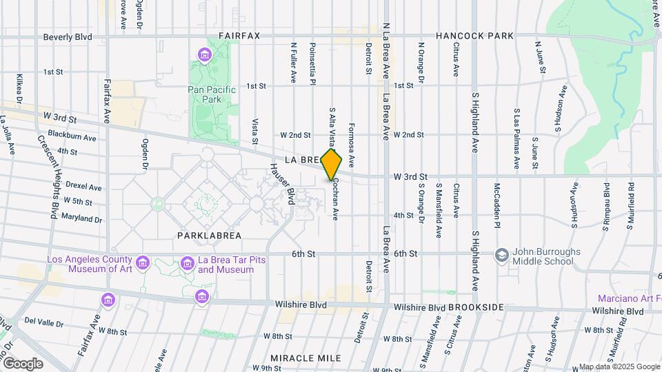 325 S Cochran Ave Map and Location Details