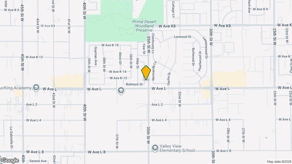 42810 Yew St Map and Location Details