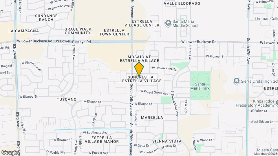 7428 W Pioneer St, Unit B-30 Map and Location Details