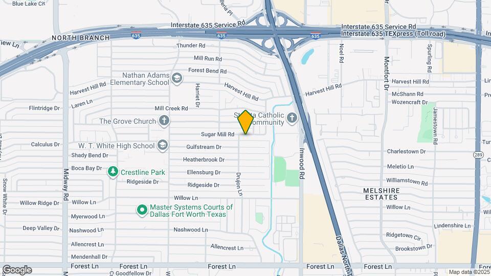 4916 Sugar Mill Rd Map and Location Details