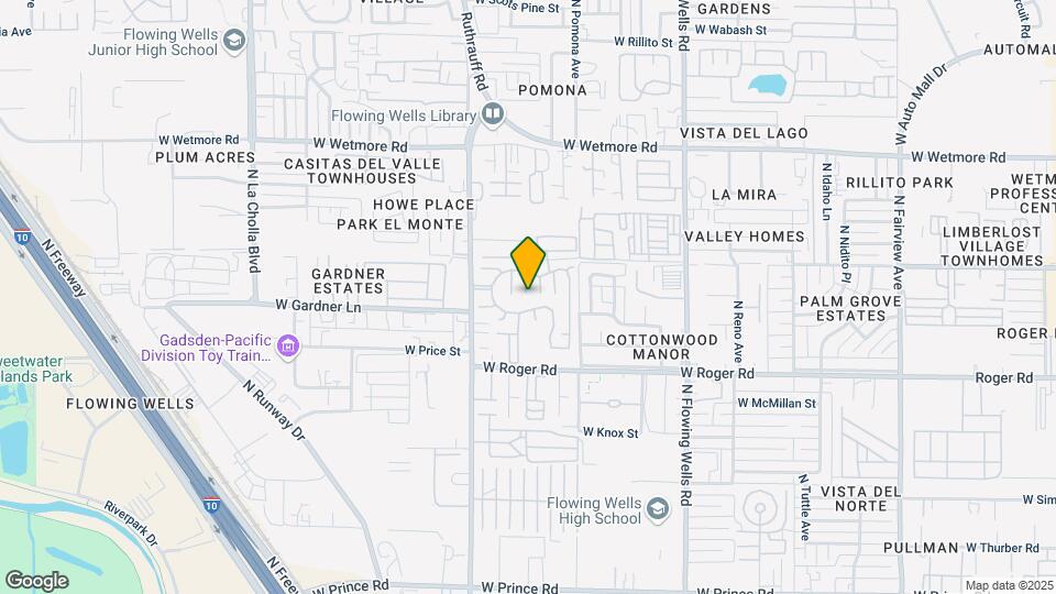 4100 N Romero Rd Map and Location Details