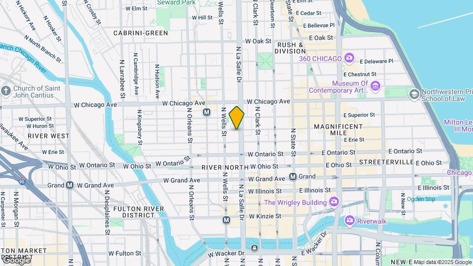 676 N LaSalle Dr-Unit -FL2-ID320 Map and Location Details