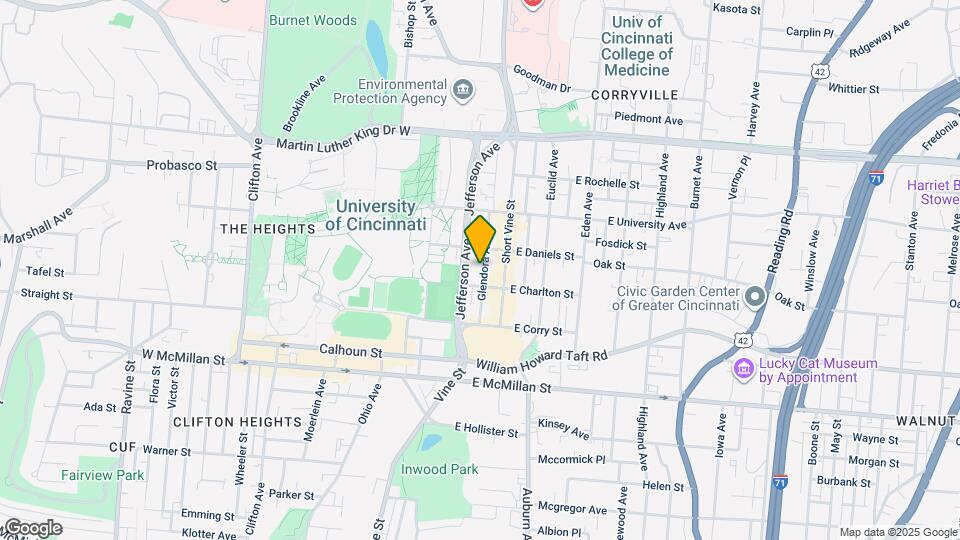 2711 Glendora Ave Map and Location Details