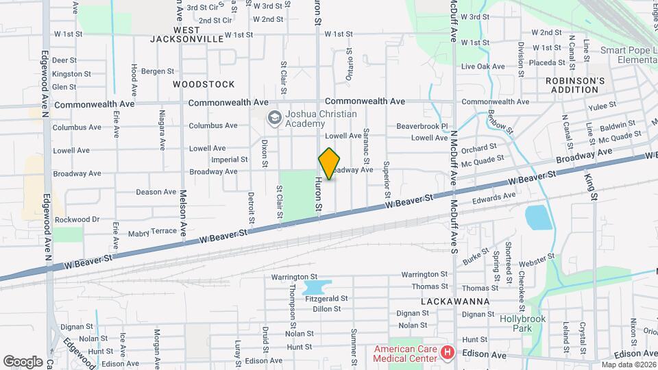 744 Mackinaw St Map and Location Details