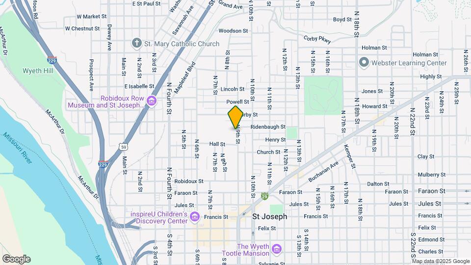 818-820 N 9th St Mapa y Detalles de la Ubicación