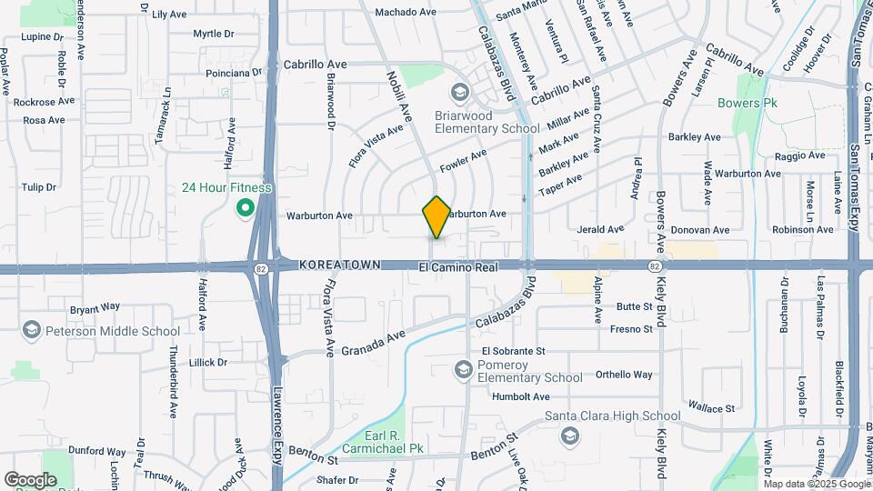 1621 Nobili Ave Map and Location Details