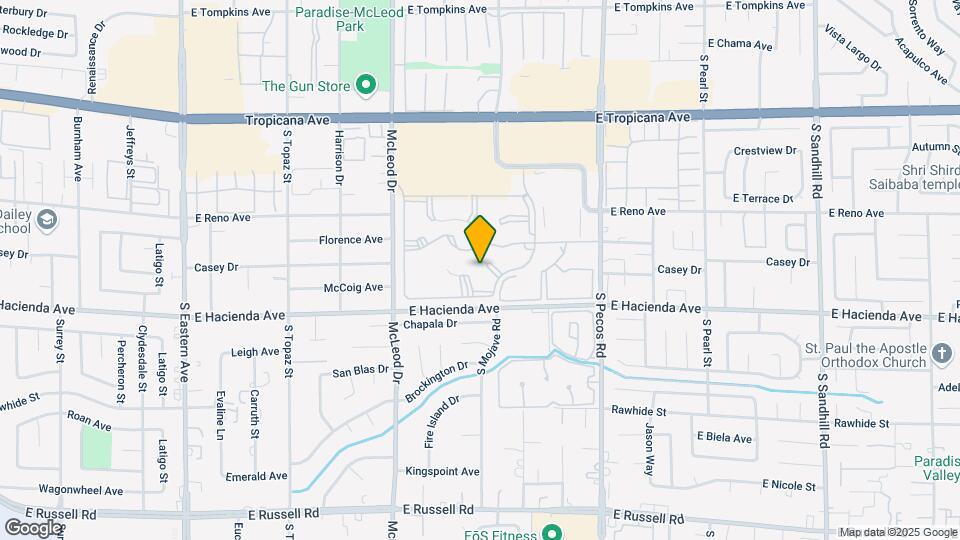 5253 Caspian Springs Dr Map and Location Details