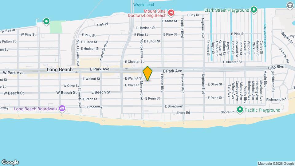 317 E Olive St Mapa y Detalles de la Ubicación