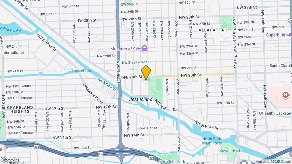 1968 NW 24th Ave Mapa y Detalles de la Ubicación