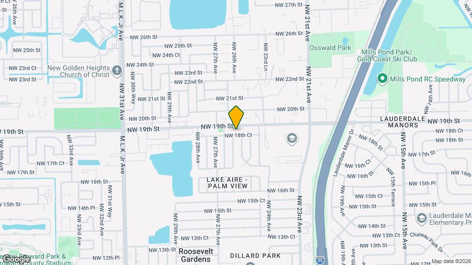 2561 NW 18th Ct Map and Location Details