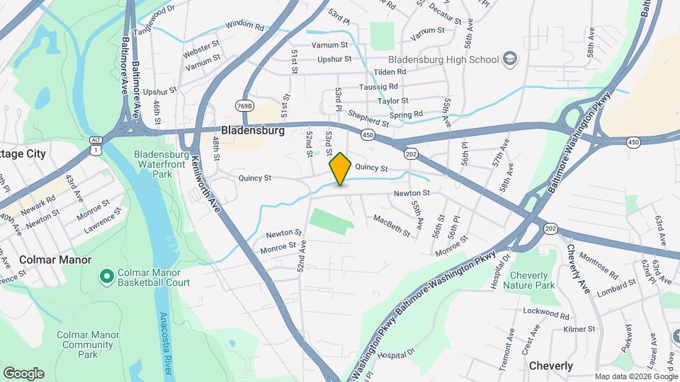 5200 Newton St Map and Location Details