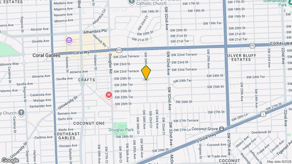 3401 SW 24th Ter Map and Location Details