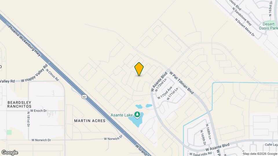 25046 N 174th Ave Map and Location Details