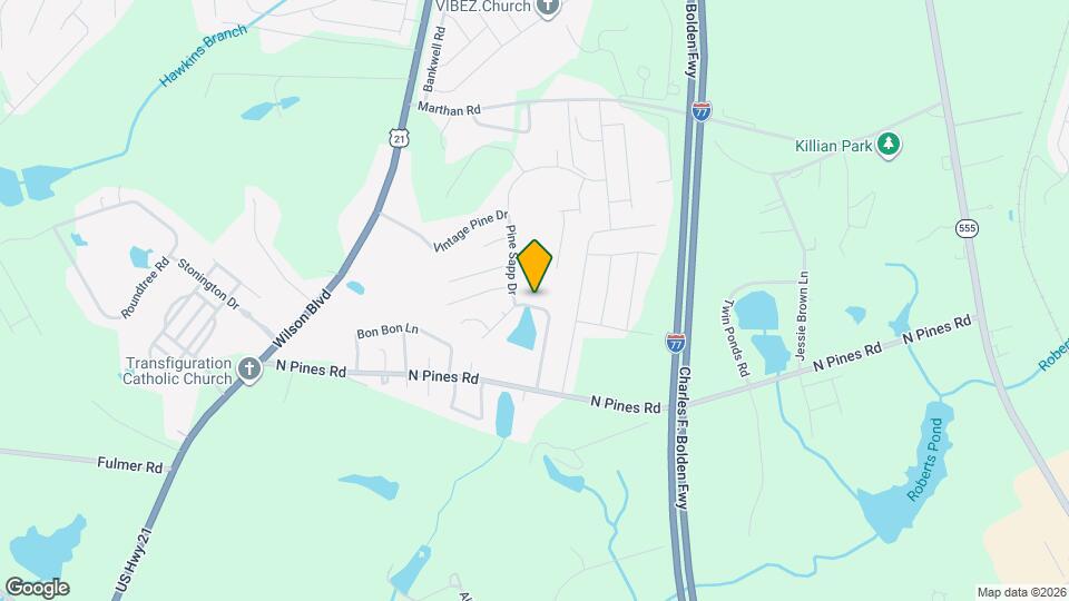 134 Summer Pines Drive Map and Location Details