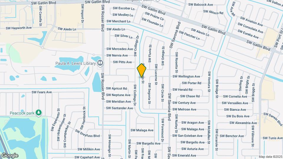 2998 SW Vittorio St Map and Location Details