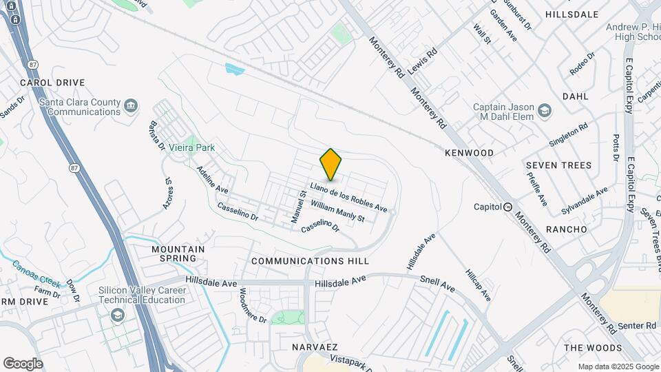 255 Llano de los Robles Ave Map and Location Details