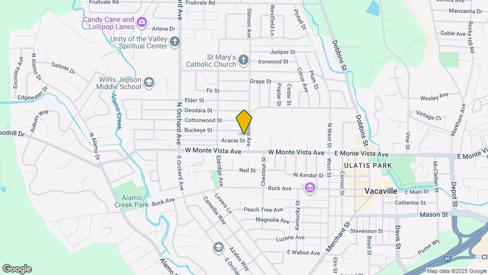 308 Acacia St Map and Location Details