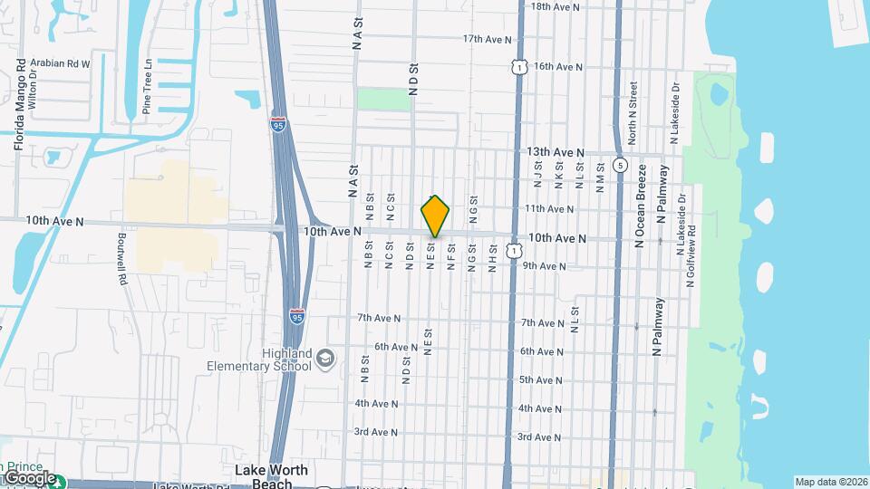 922 N E St Map and Location Details