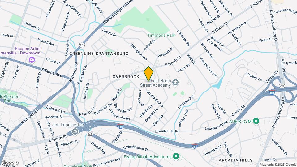 505 Overbrook Rd Map and Location Details