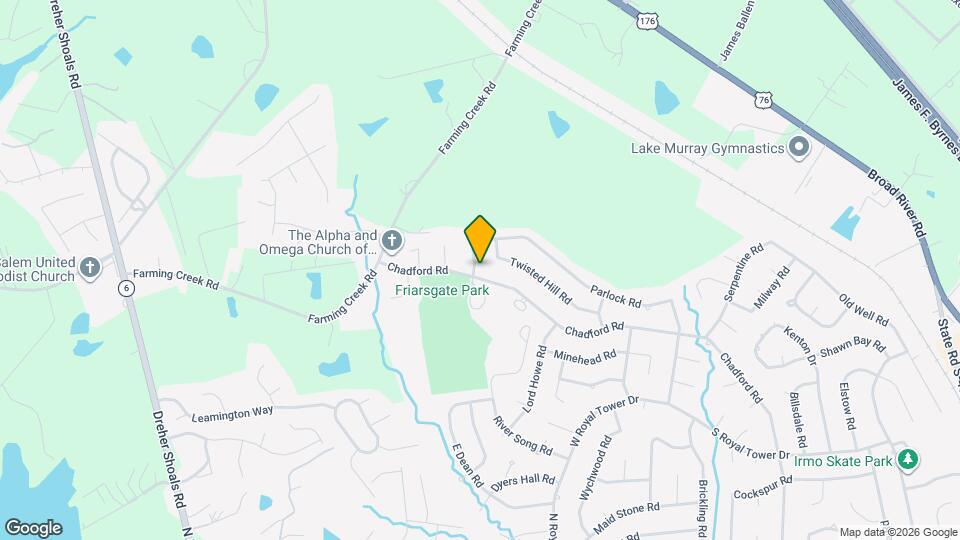 1613 Chadford Rd Map and Location Details