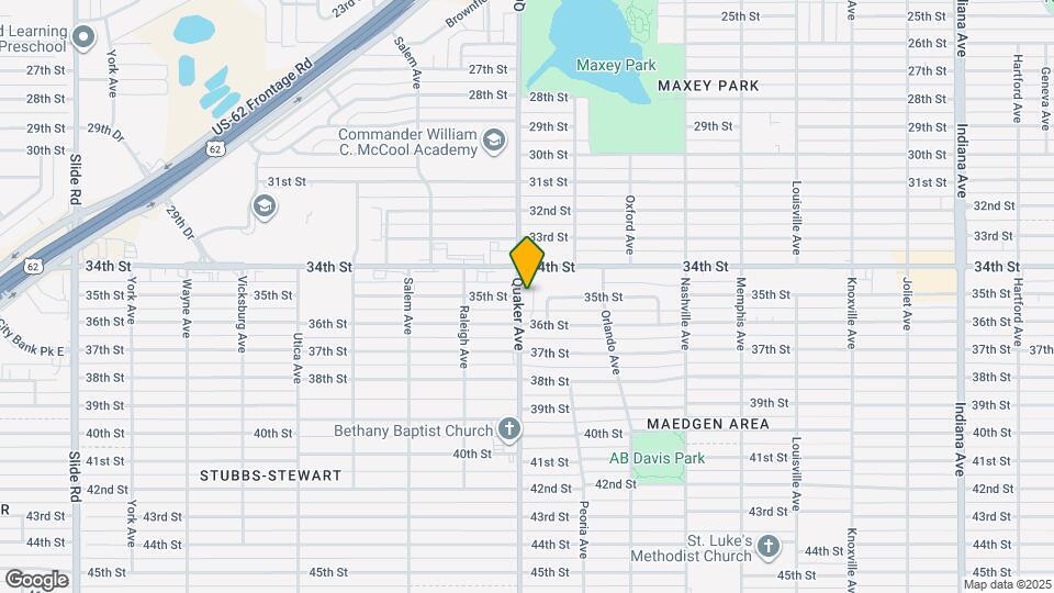 3409 Quaker Ave Map and Location Details