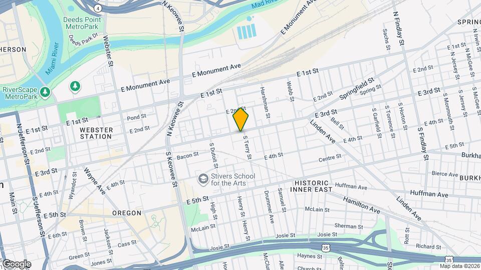 1422 E 3rd St Map and Location Details