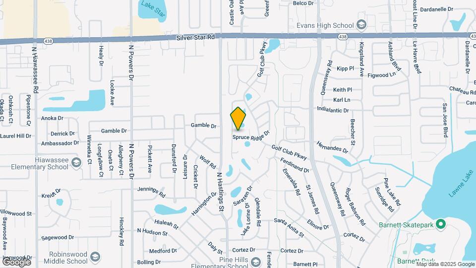 1850 Spruce Ridge Dr Map and Location Details