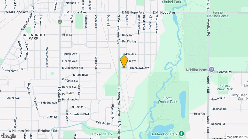 1016 E Greenlawn St Map and Location Details