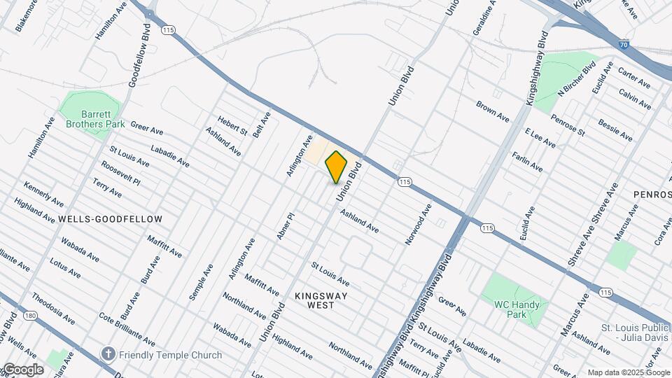 3333 Union Blvd Map and Location Details