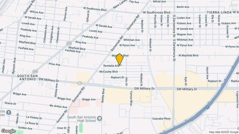 1822 Kendalia Ave Map and Location Details