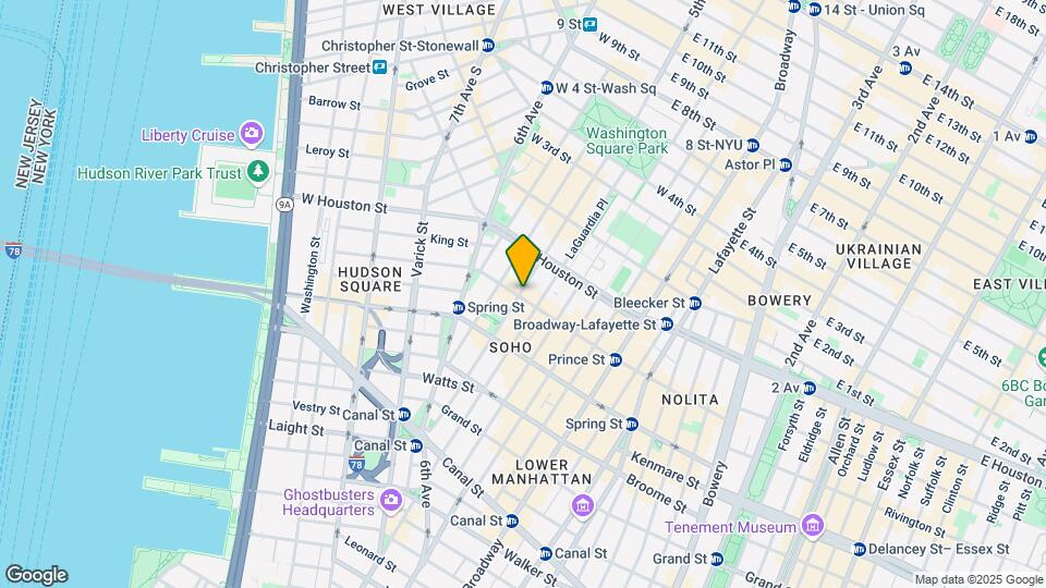 124 Thompson St Map and Location Details