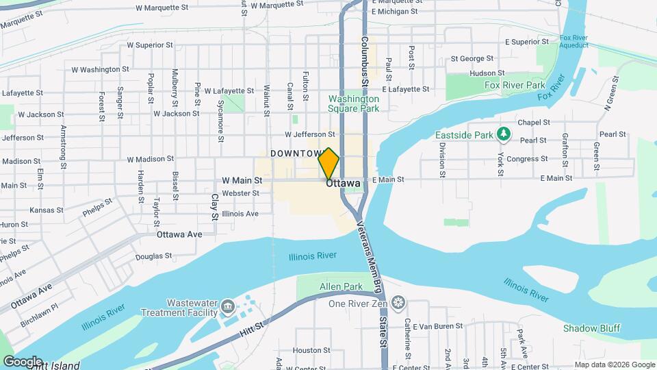 217 W Main St Map and Location Details