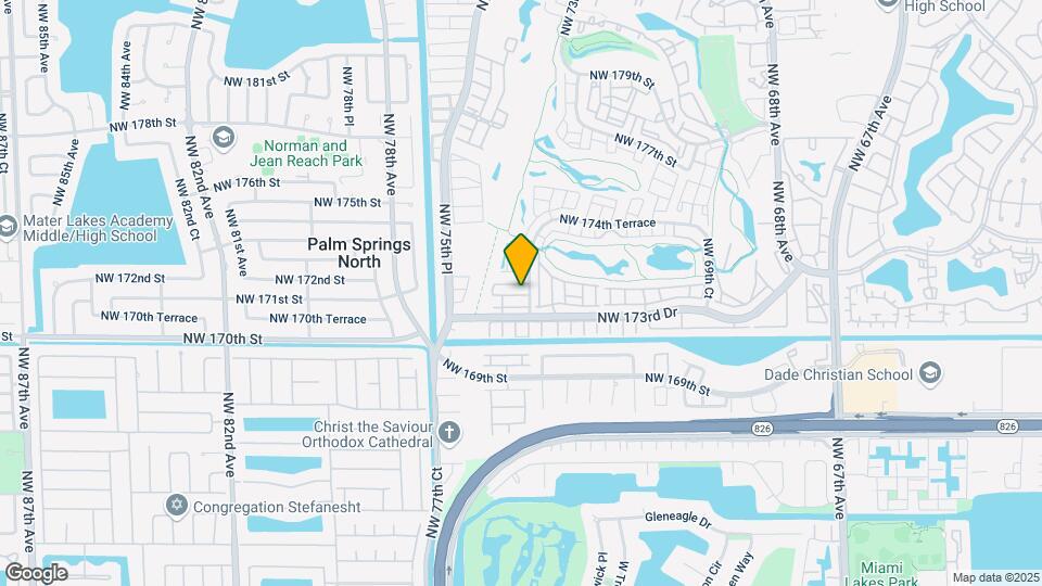 17324 NW 74th Ave Map and Location Details