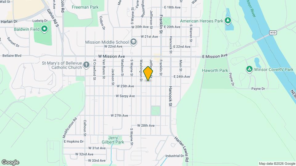 2410 Jefferson St Mapa y Detalles de la Ubicación
