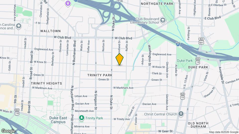 813 W Knox St Map and Location Details