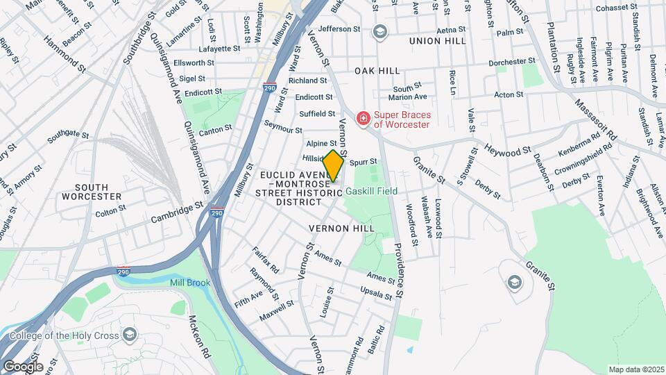 118 Vernon St, Unit 2F Map and Location Details