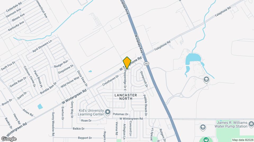 3014 Pepperidge Dr E Map and Location Details