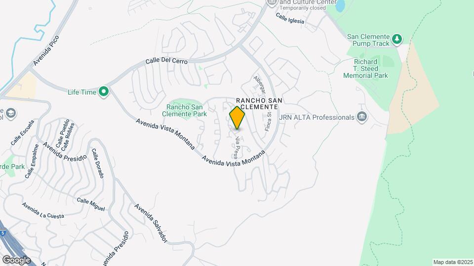 242 Via Presa Map and Location Details