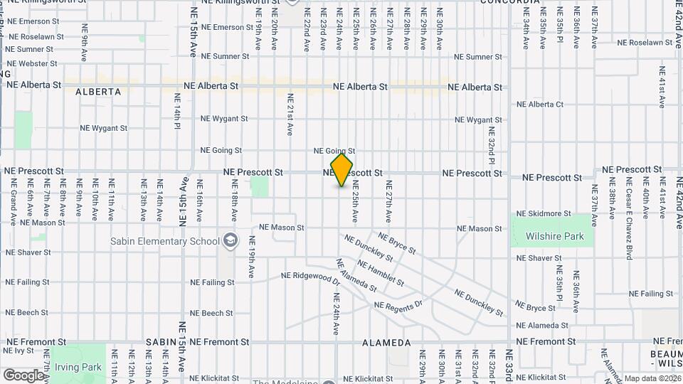 2407 NE Skidmore St Map and Location Details