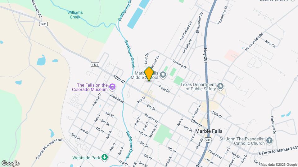 1112 Northwood Dr Map and Location Details